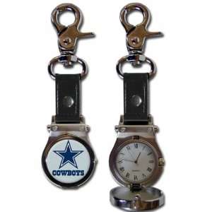  Dallas Cowboys Clip On Watch Keychain: Sports & Outdoors