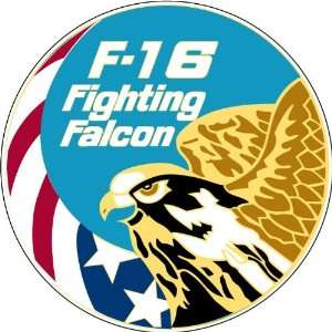  F16 Fighting Falcon Air Force Car Bumper Sticker Decal 4.5 