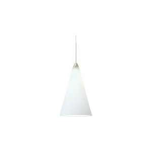  WAC Lighting G611 WT April Cone Glass Shade in White 