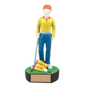  Closest to Pin Comic Golf Trophy Award