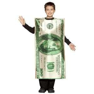  $100 Dollar Bill Child Costume Size 7 10 Toys & Games