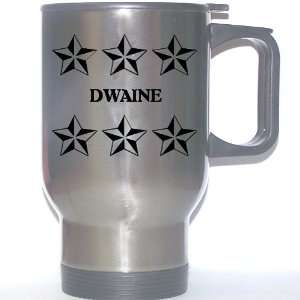  Personal Name Gift   DWAINE Stainless Steel Mug (black 
