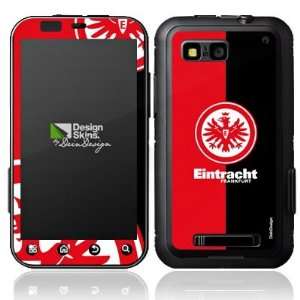 Design Skins for Motorola Defy +   Eintracht Frankfurt schwarz rot 