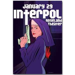  Interpol Poster   C Concert Flyer: Home & Kitchen