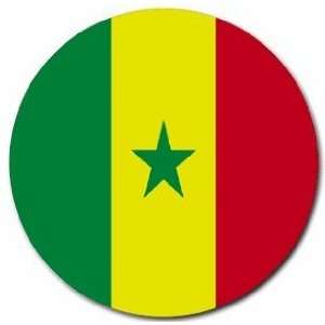  Senegal Flag Round Mouse Pad: Office Products