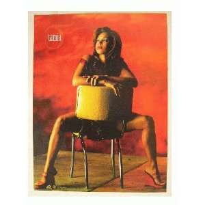  Tamia Poster Straddling a Chair: Everything Else
