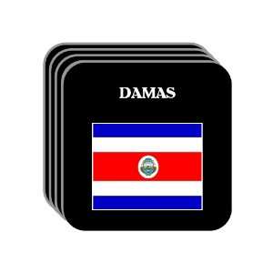  Costa Rica   DAMAS Set of 4 Mini Mousepad Coasters 