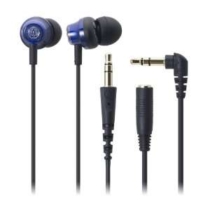  Audio Technica ATH CKM33 BL Blue  Inner Ear Headphones 