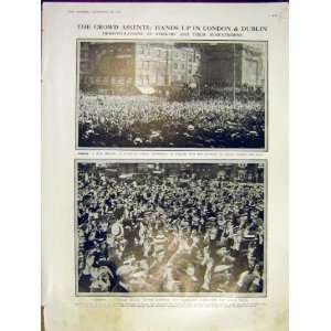  Demonstrations Strikers London Dublin Usa Aisgill 1913 