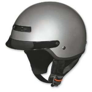    Z1R Nomad Half Helmet Silver Medium M 0103 0033: Automotive