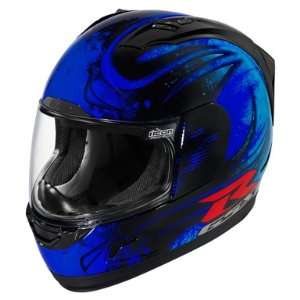  Threshold GSX R Motorcycle Helmet Blue (2XLarge 0101 5475) Automotive