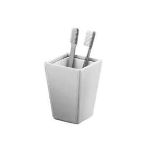  Gedy 1510 Square Faux Leather Toothbrush Holder 1510: Home 