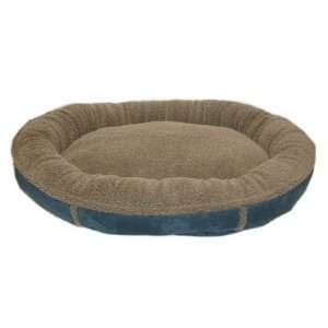 Everest Pet 0144 Blue Faux Suede Round Comfy Cup Dog Bed in Blue Size 