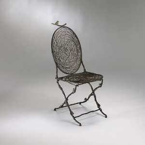 Cyan Lighting 01560 Bird Chair, Muted Rust Finish