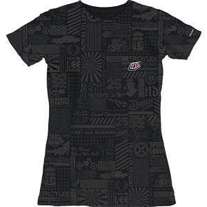   : Troy Lee Designs Womens Headline T Shirt   Large/Black: Automotive