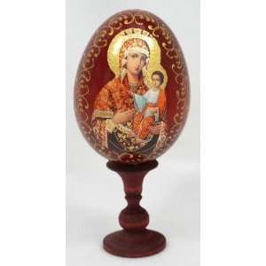   Wooden Easter Egg MATHER of GOD & CHILD (0466): Everything Else