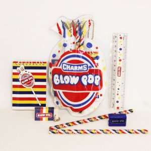  Charms Blow Pops Pencil Case   6PK: Office Products