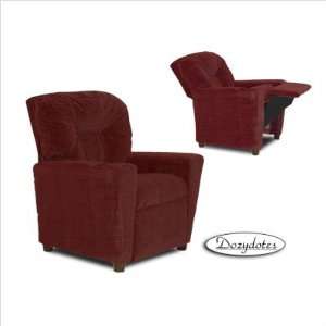  Child Recliner with Cup Holder   Burgundy Baby