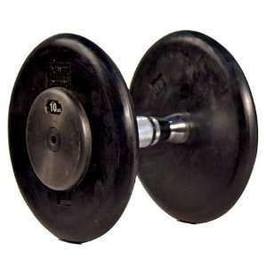  Rubber Pro Style Dumbbell 10 lb: Sports & Outdoors