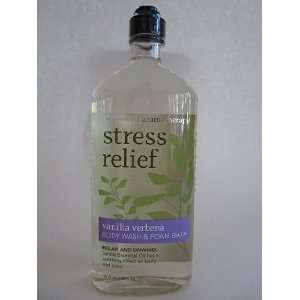   Stress Relief Vanilla Verbena 10 Oz Body Wash and Foam Bath: Beauty