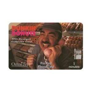  Collectible Phone Card: 5m Dunkin Donuts (1995 Beanpot 