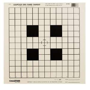   100 yard Rifle Scope Tagboard Target (Pack of 12): Sports & Outdoors