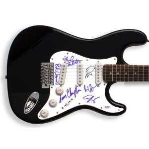   FEAT Autograph Signed Guitar & Proof 6 Sigs PSA/DNA 