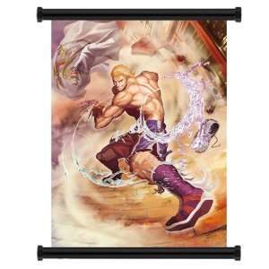  Street Fighter X Tekken Steve Game Fabric Wall Scroll 