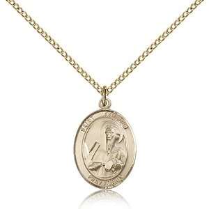  Gold Filled St. Saint Andrew the Apostle Medal Pendant 3/4 