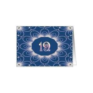    Jewel bright Birthday card for a 19 year old Card Toys & Games