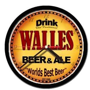  WALLES beer and ale cerveza wall clock: Everything Else