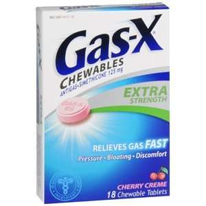  GAS X EX STR CHERRY CREME 18TB NOVARTIS CONSUMER HEALTH 