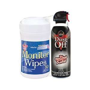  Falcon Safety Dpsct Cleaner Monitor Wipes Cannister 