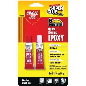  SUPER GLUE 15350 SINGLE USE EPOXY TUBES (5 MIN SET 