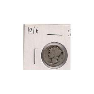  1916 MERCURY DIME SILVER FIRST YEAR COIN: Everything Else