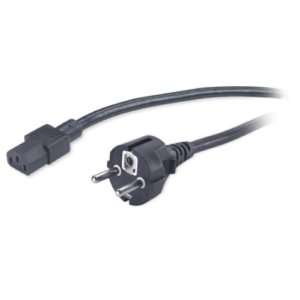   : APC CABLES 8FT POWER CORD C 13/EU1 16P 10A/250V Black: Electronics