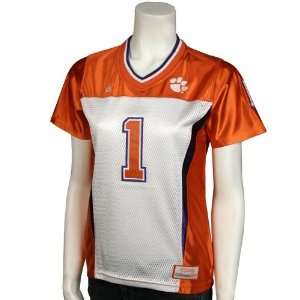    Clemson Tigers Ladies White Midfield Jersey: Sports & Outdoors