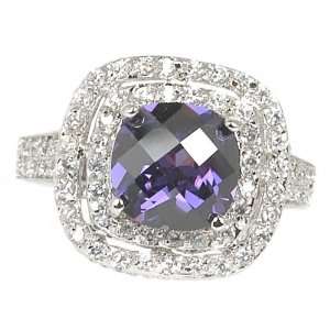  Amethyst Cocktail Ring SR11672AM: Jewelry