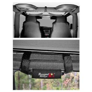 Rugged Ridge 12495.10 Black Grab Handle Kit for Jeep Wrangler TJ 97 06