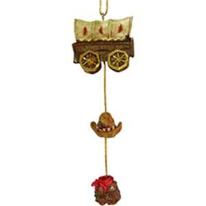  Western Wagon Ornament [12345b]