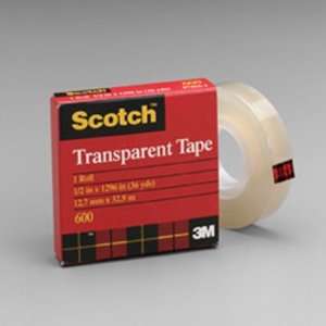  Tape Transparent Film 1/2 X 1296: Office Products
