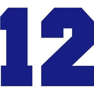  Seahawks 12th Man Solid Decal Sticker