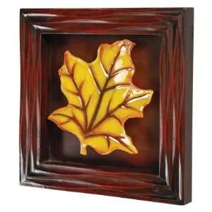  Howard Elliottt Howard Elliott Glossy Amber Glass Wall Art 