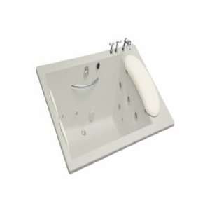  Kohler K 1360 H2 95 Quadrangle Whirlpool W/ Integral Fill 