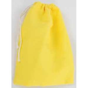  Yellow Cotton Bag 3 x 4 Home & Kitchen