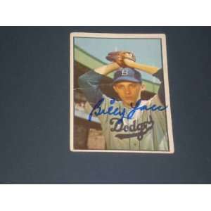 Dodgers Billy Loes Signed 1953 Bowman Card #14 JSA:  Sports 
