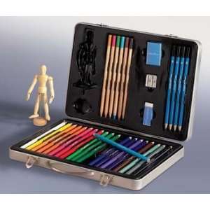  Sketching and Drawing Art Case 34 Pieces 