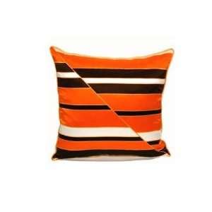  Split Silk Pillow Color: Brown Orange: Home & Kitchen