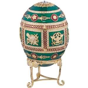  17th Century Faberge Style Enameled Egg: Home & Kitchen