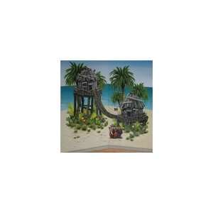  Pirate Hideaway Island Scene Setter Add Ons Poster Wall 